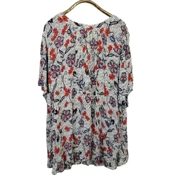 Roamans Plus Size Crinkle Tunic Blouse Top. Brand new size 36W - Picture 4 of 8